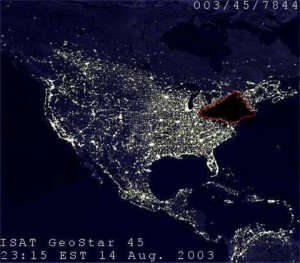 Blackout at Northeast America August 14, 2003